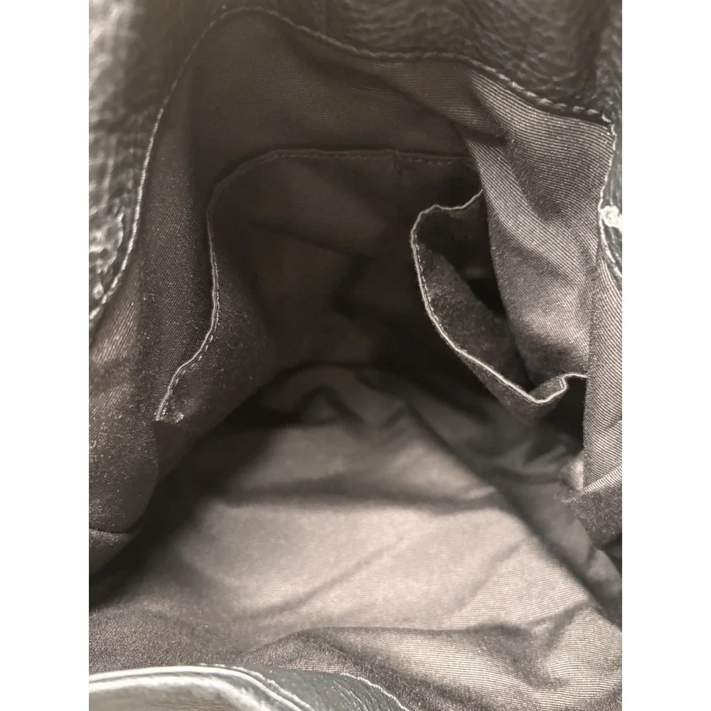 Coach Madison Phoebe Black Pebbled Leather 3 Compartment Hobo Shoulder‎ Bag EUC